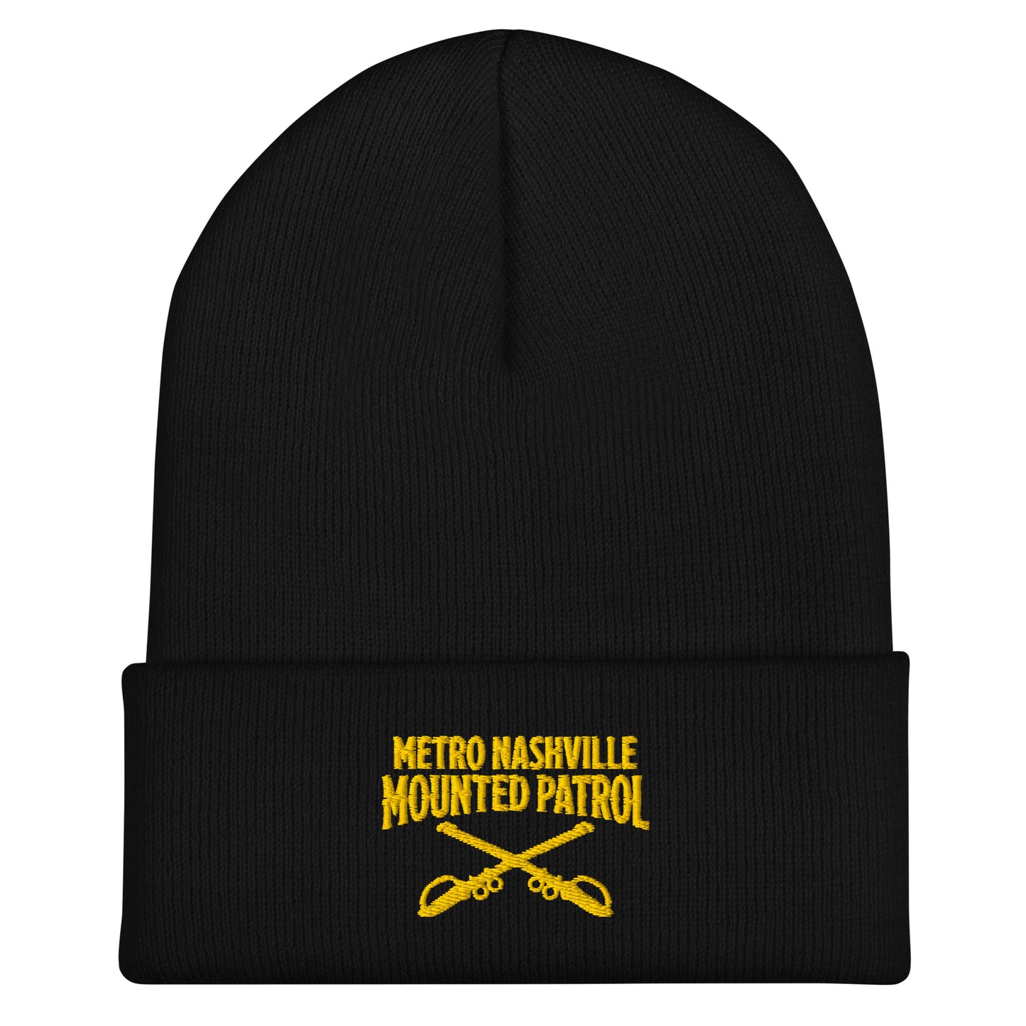 Cuffed Beanie | Metro Nashville Police Department Horse Mounted Patrol | Crest Logo