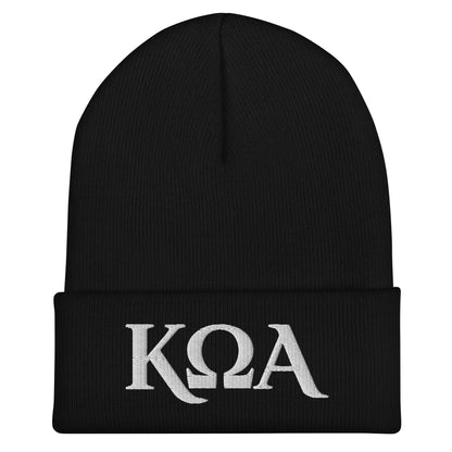 Cuffed Beanie | Kappa Omega Alpha | Crest Logo