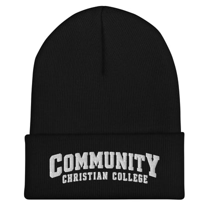 Cuffed Beanie | Community Christian College | Vanguard Athletic Logo