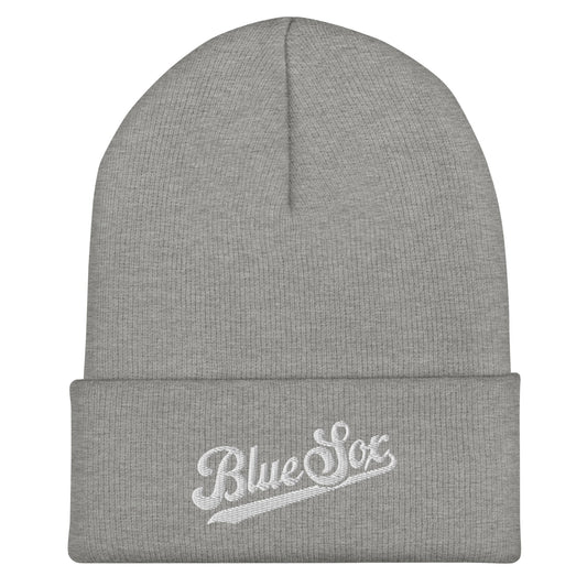 Cuffed Beanie | Blue Sox | Script Logo