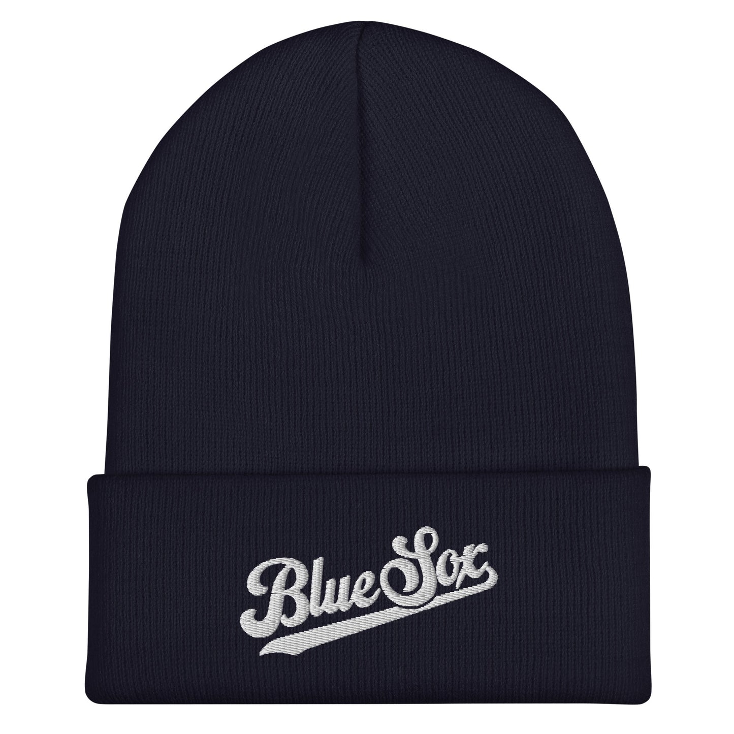 Cuffed Beanie | Blue Sox | Script Logo