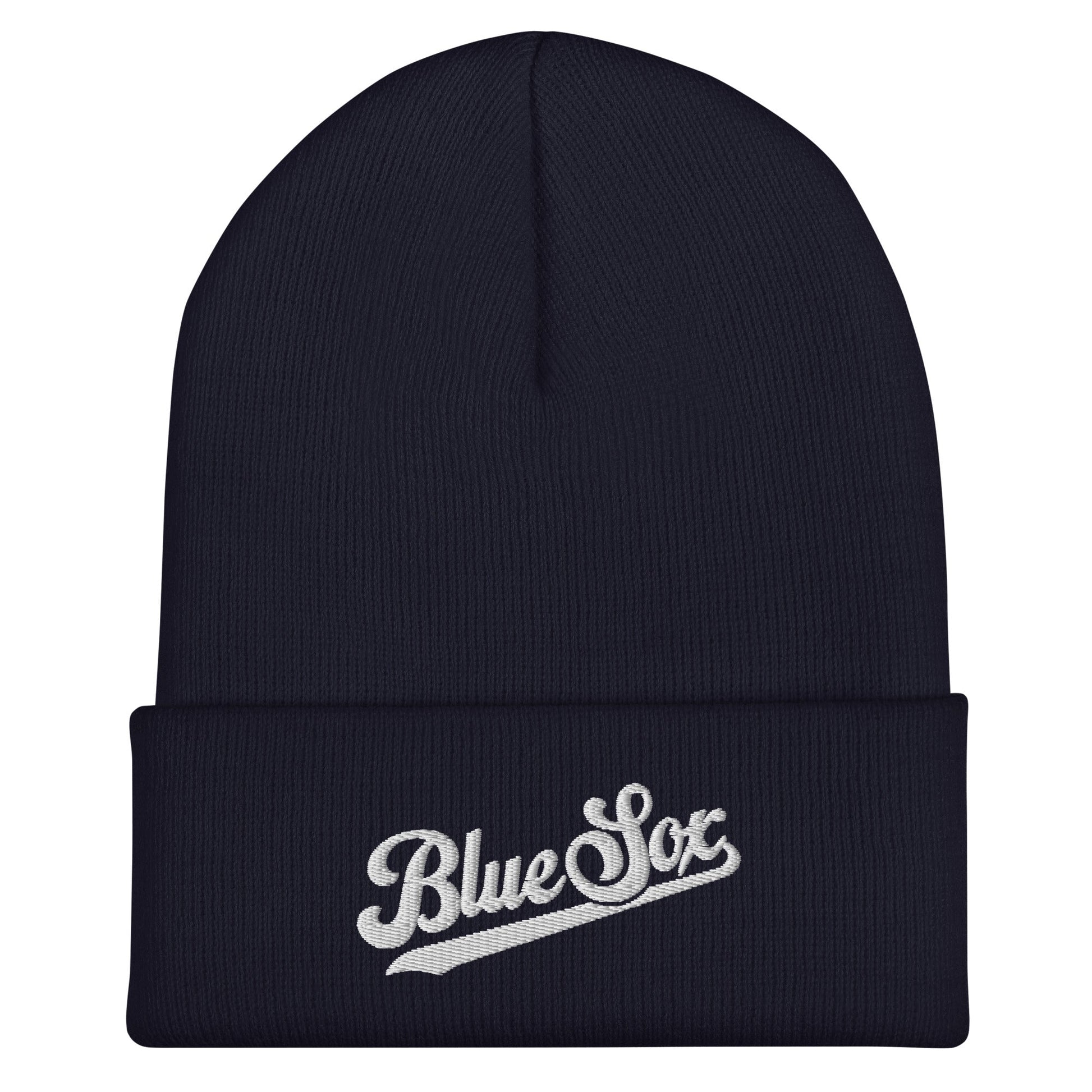 Cuffed Beanie | Blue Sox | Script Logo