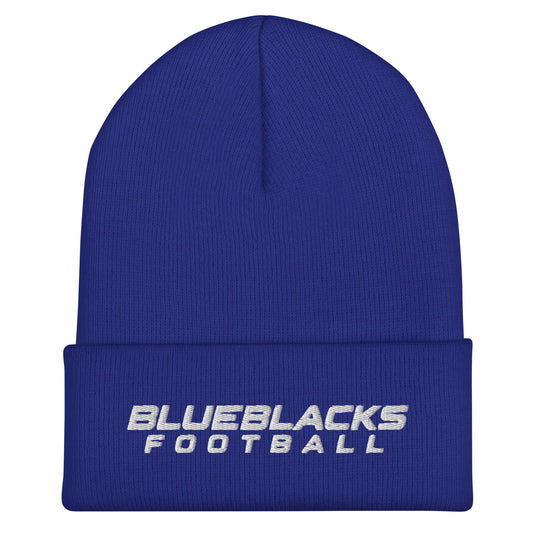 Cuffed Beanie | Blueblacks Football Club | Modern Script Logo