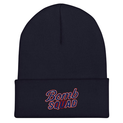 Cuffed Beanie | Bomb Squad Baseball | Script Logo