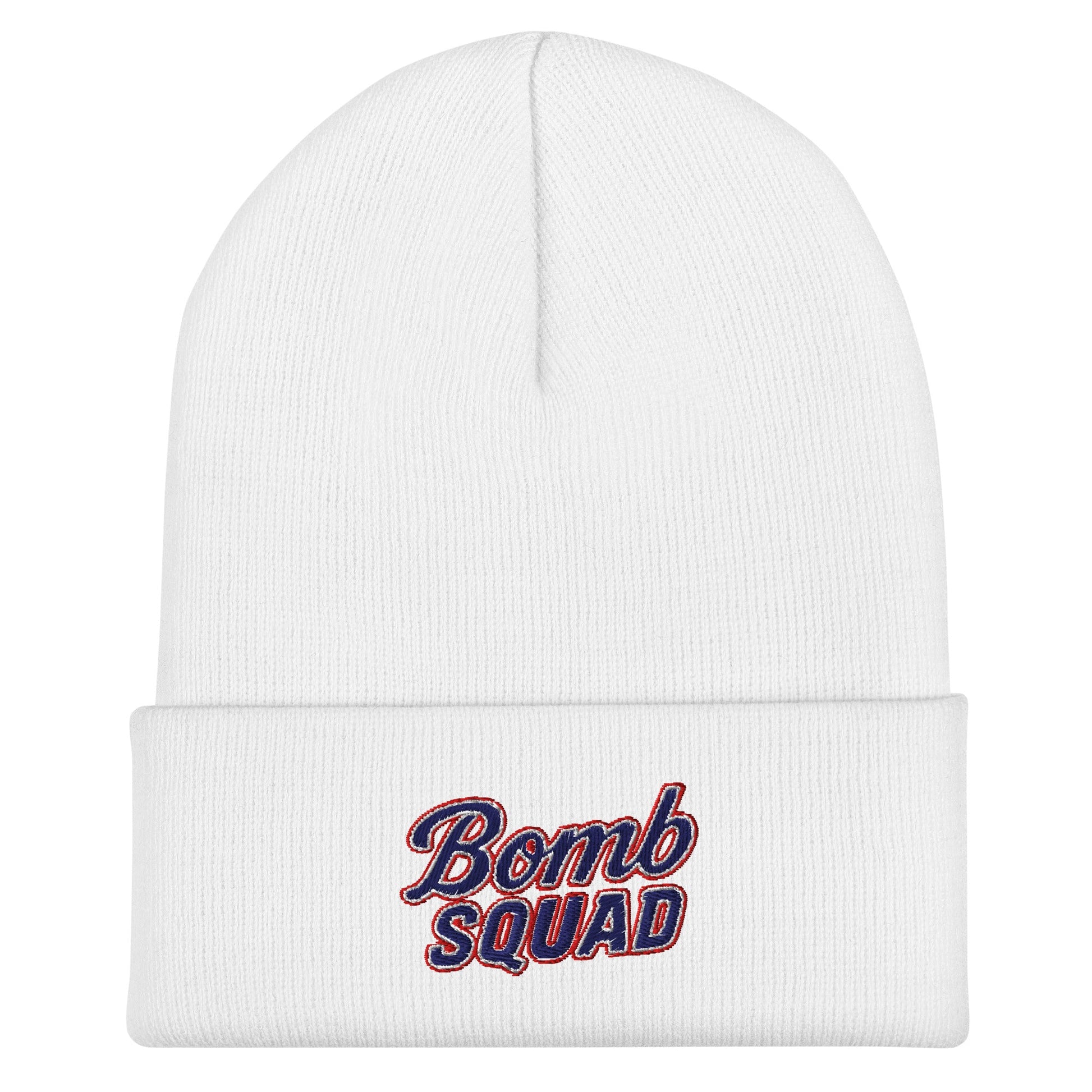 Cuffed Beanie | Bomb Squad Baseball | Script Logo