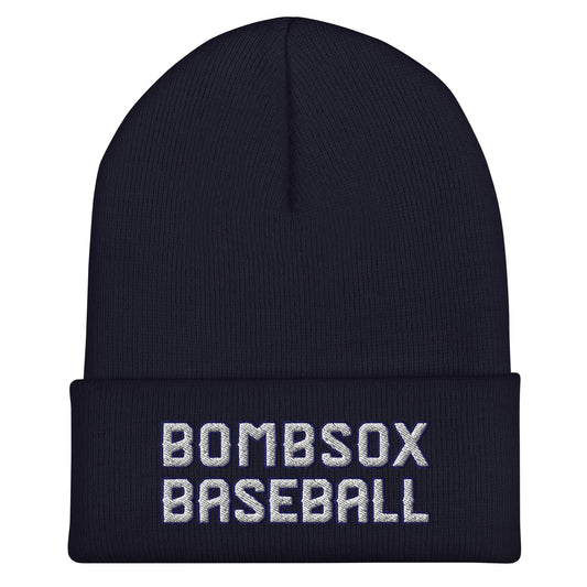 Cuffed Beanie | BombSox Baseball | Badge Logo
