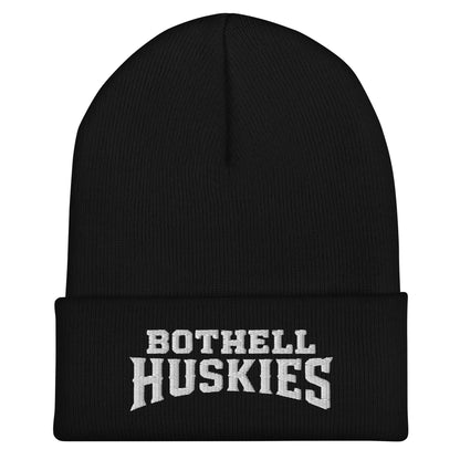 Cuffed Beanie | Bothell Huskies Youth Basketball | Script Logo