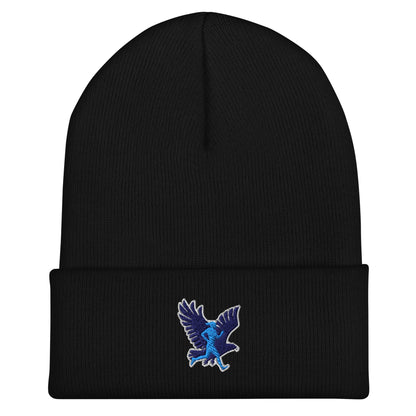 Cuffed Beanie | Bowdoinham Rebel Runners | Aerial Runner Emblem Logo