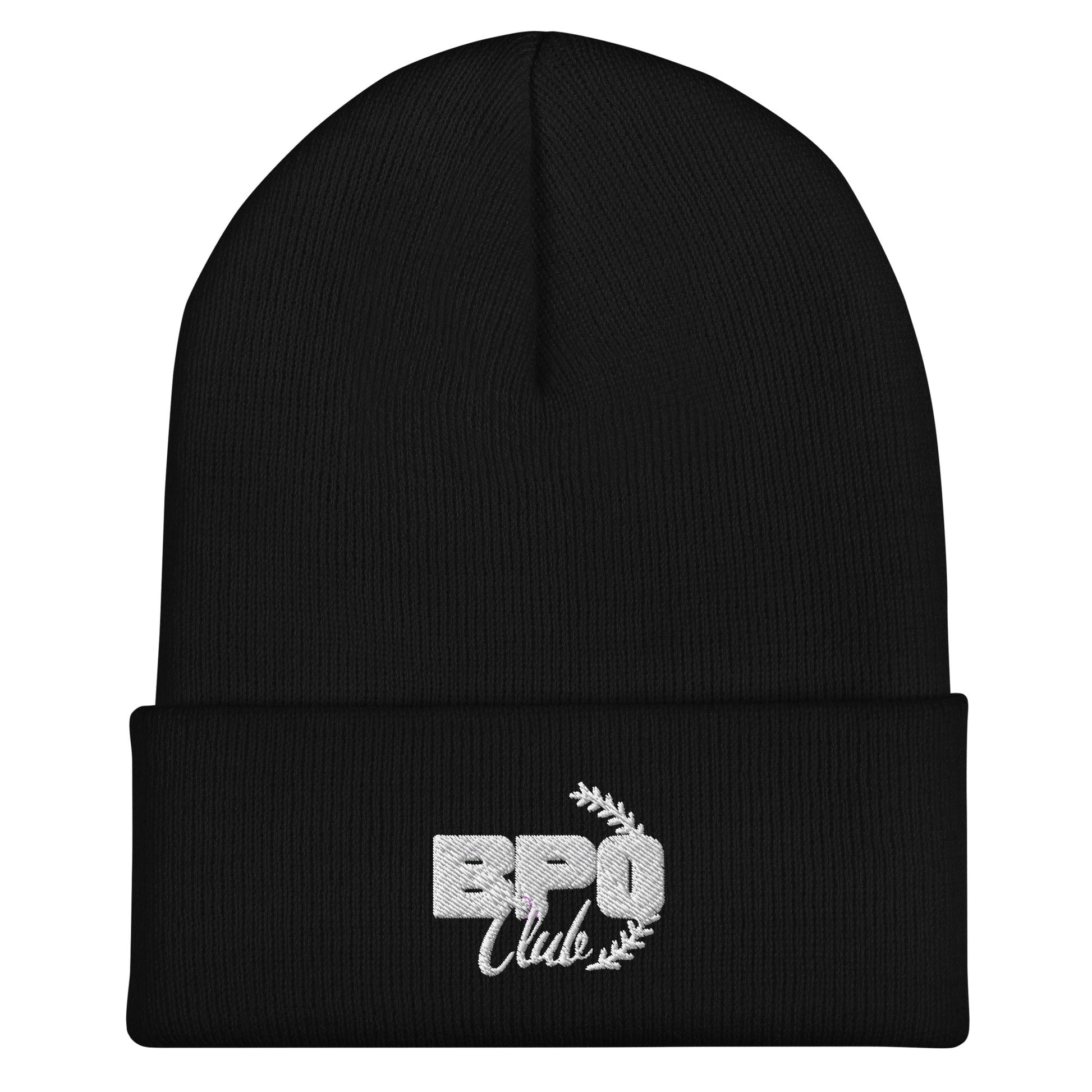 Cuffed Beanie | BPO Club | White Logo