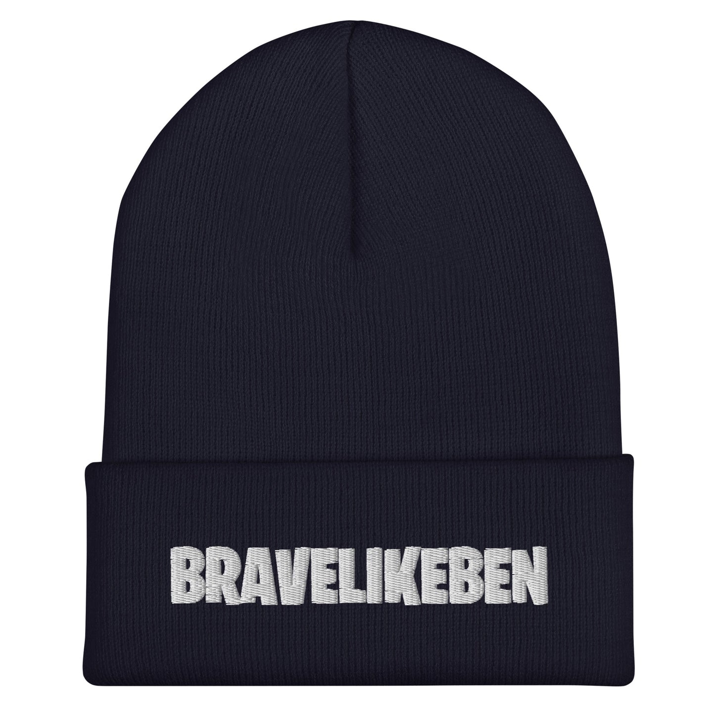 Cuffed Beanie | Brave Like Ben | Valor Lettering Logo