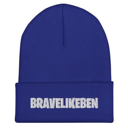 Cuffed Beanie | Brave Like Ben | Wordmark Logo