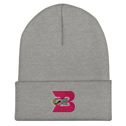 Cuffed Beanie | Buffalo Bomb Squad | Pink B