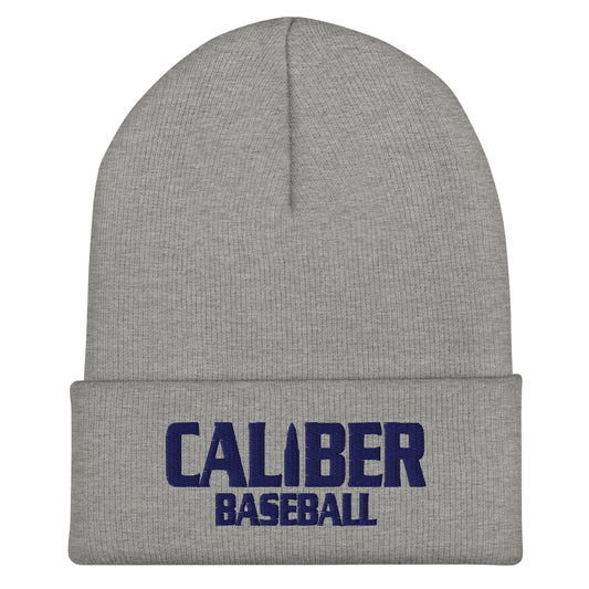 Cuffed Beanie | Caliber Baseball | Varsity Script Logo