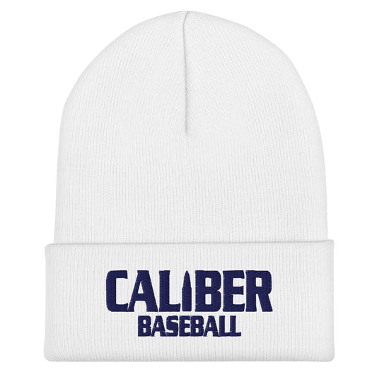Cuffed Beanie | Caliber Baseball | Varsity Script Logo
