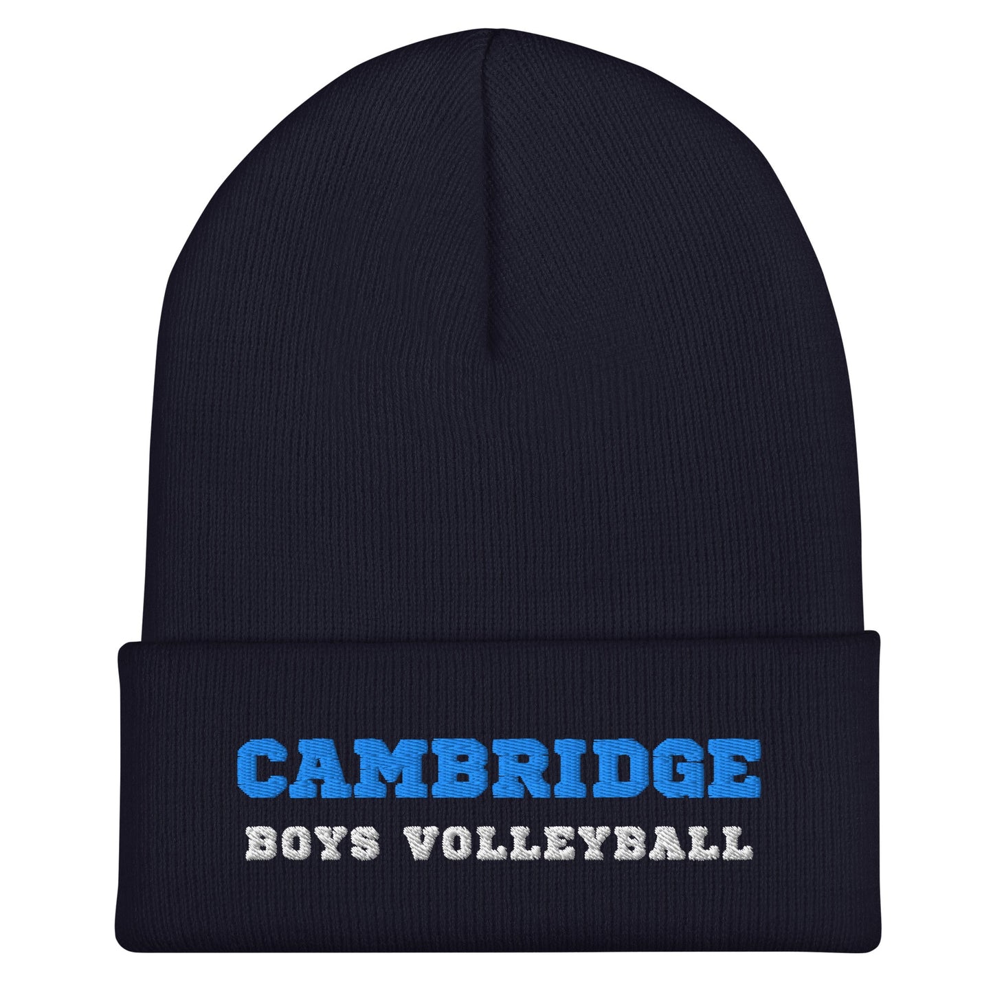 Cuffed Beanie | Cambridge Volleyball | Block Script Logo