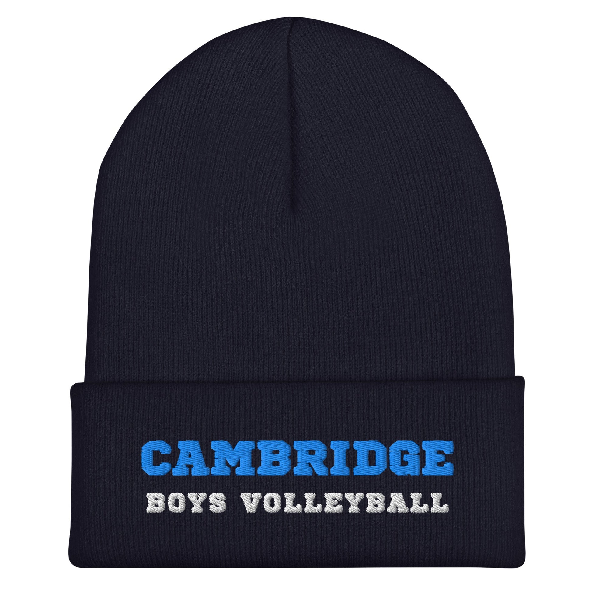 Cuffed Beanie | Cambridge Volleyball | Block Script Logo