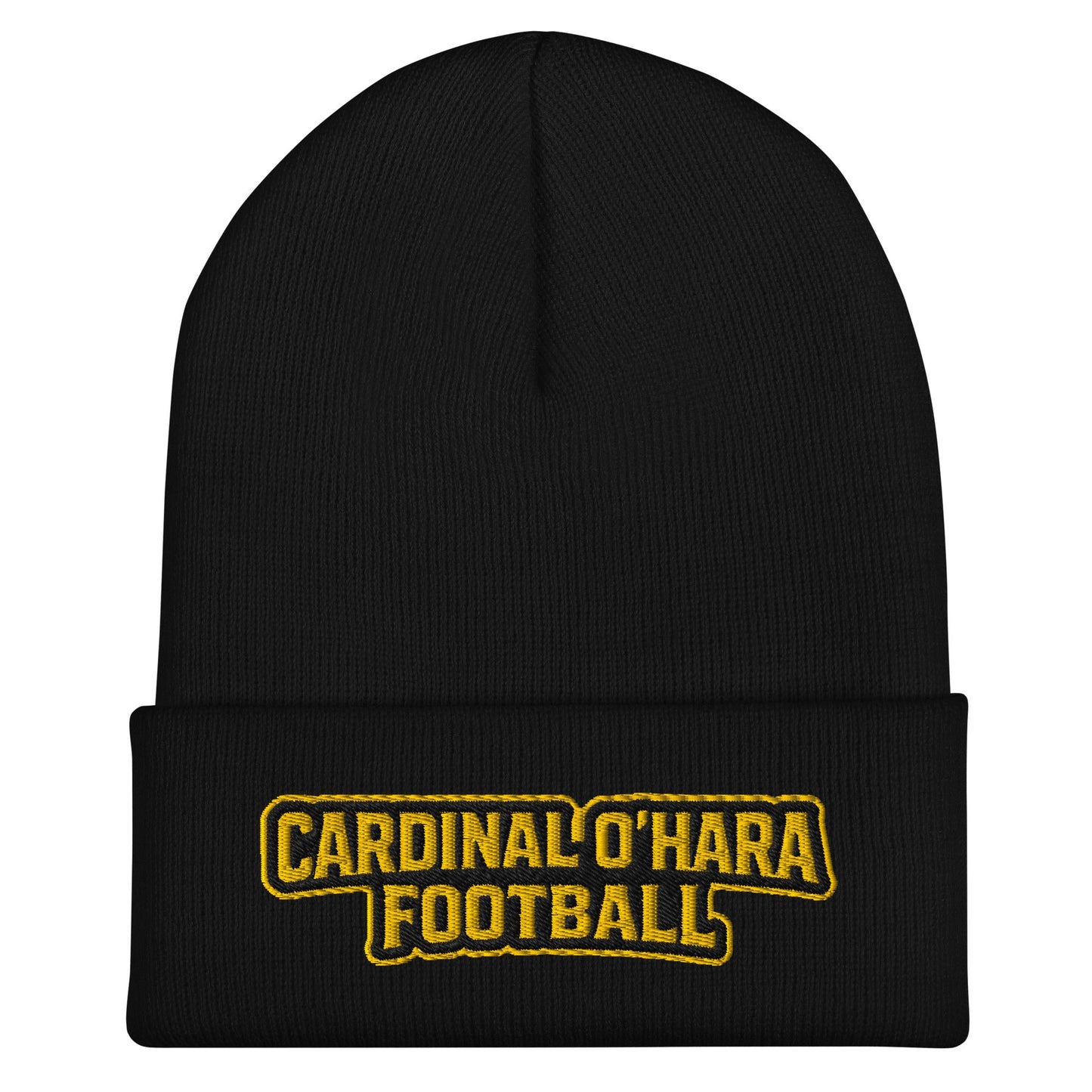 Cuffed Beanie | Cardinal Ohara Hawks | Shield Logo