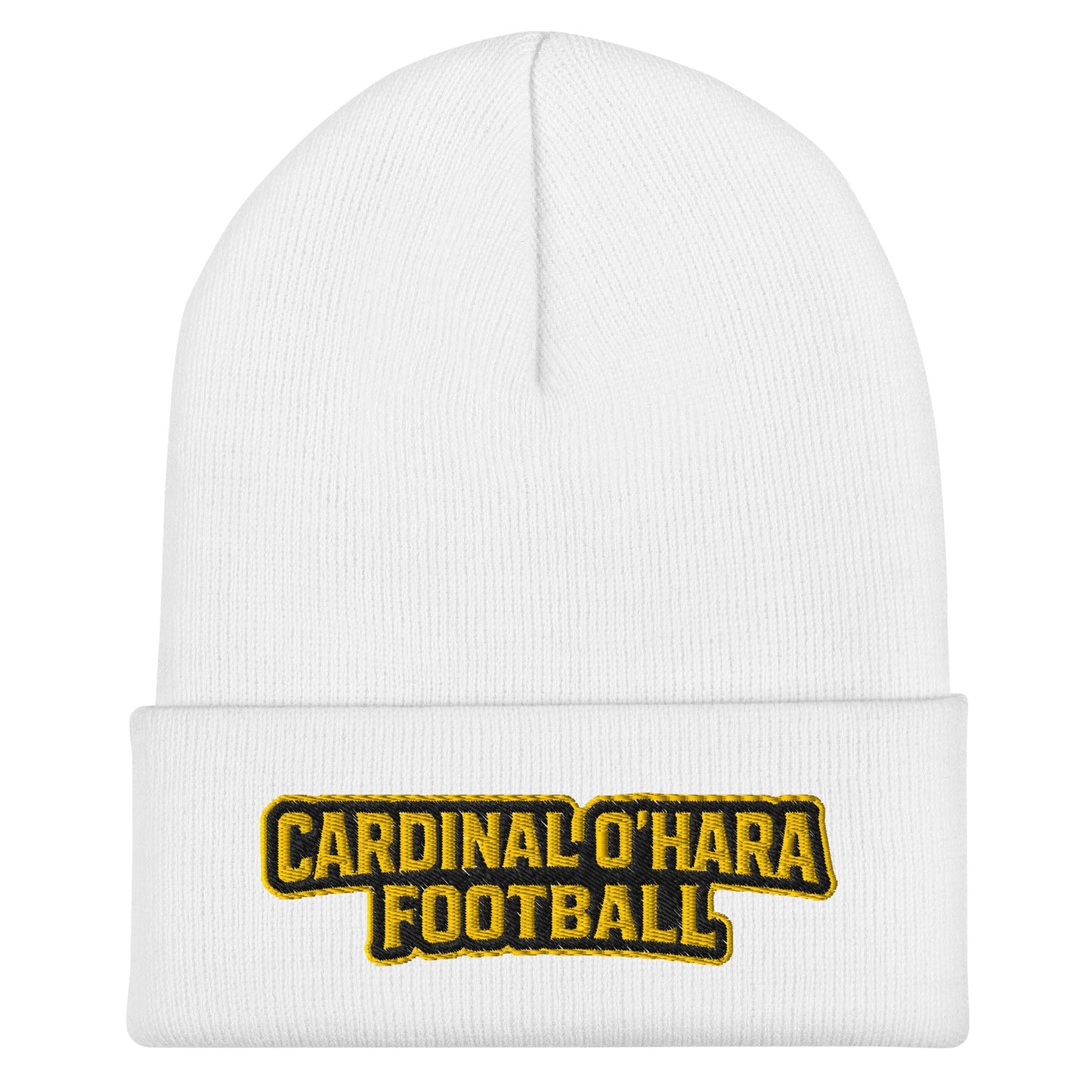 Cuffed Beanie | Cardinal Ohara Hawks | Shield Logo