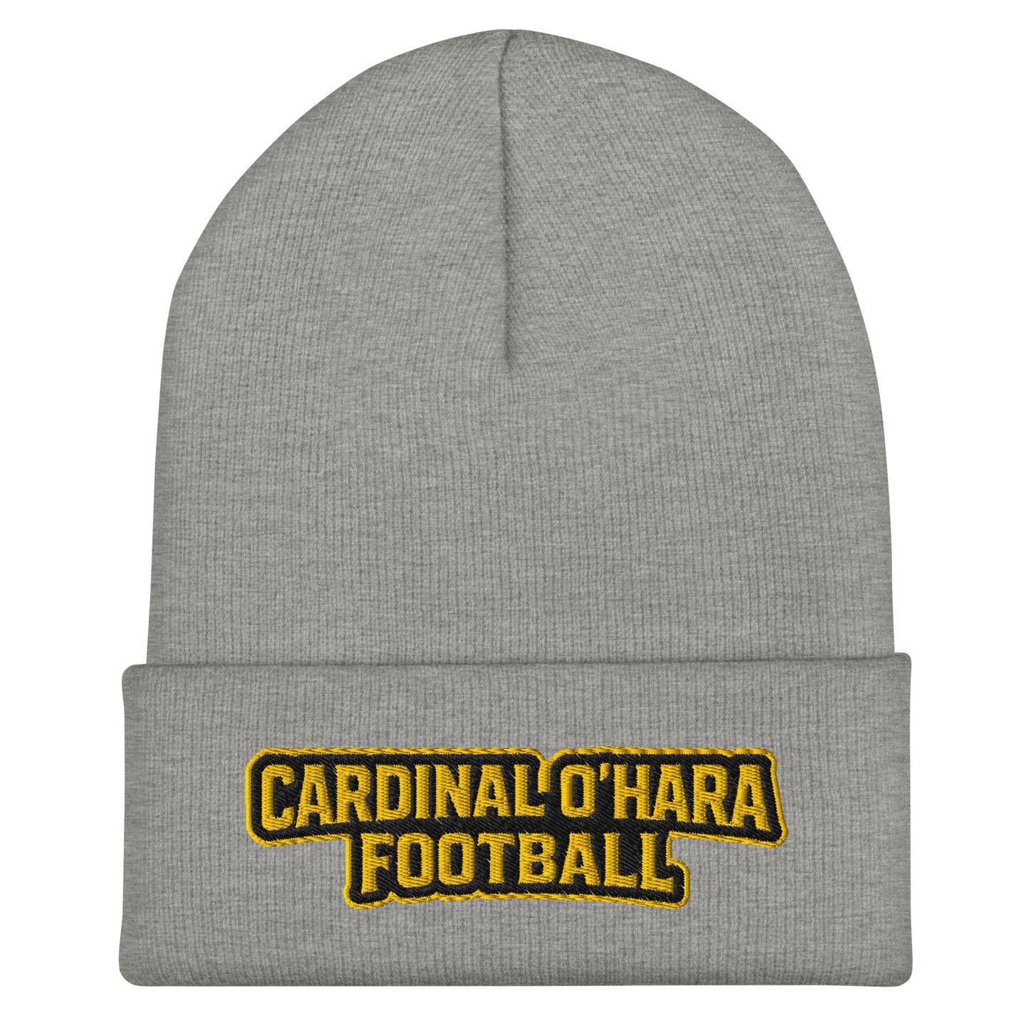 Cuffed Beanie | Cardinal Ohara Hawks | Shield Logo