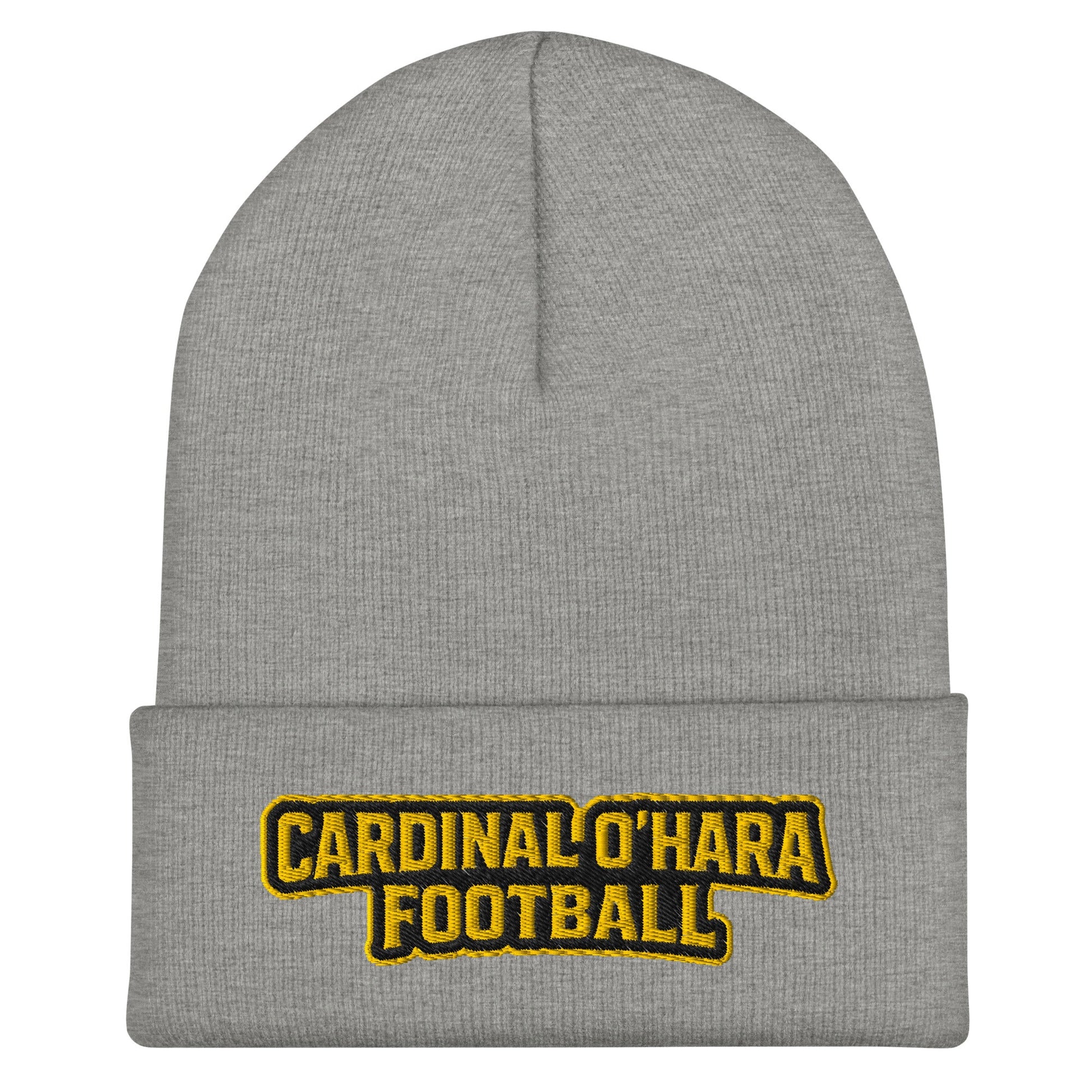 Cuffed Beanie | Cardinal Ohara Hawks | Shield Logo