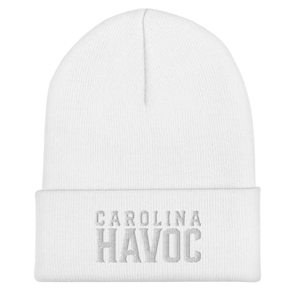Cuffed Beanie | Carolina Havoc | Emblem Logo
