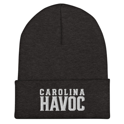 Cuffed Beanie | Carolina Havoc | Emblem Logo