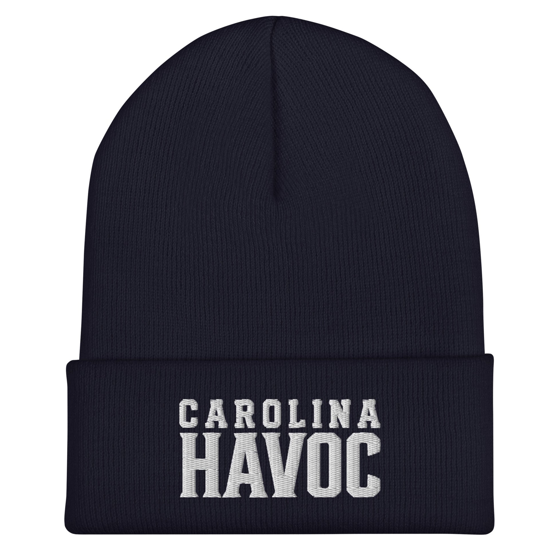 Cuffed Beanie | Carolina Havoc | Emblem Logo