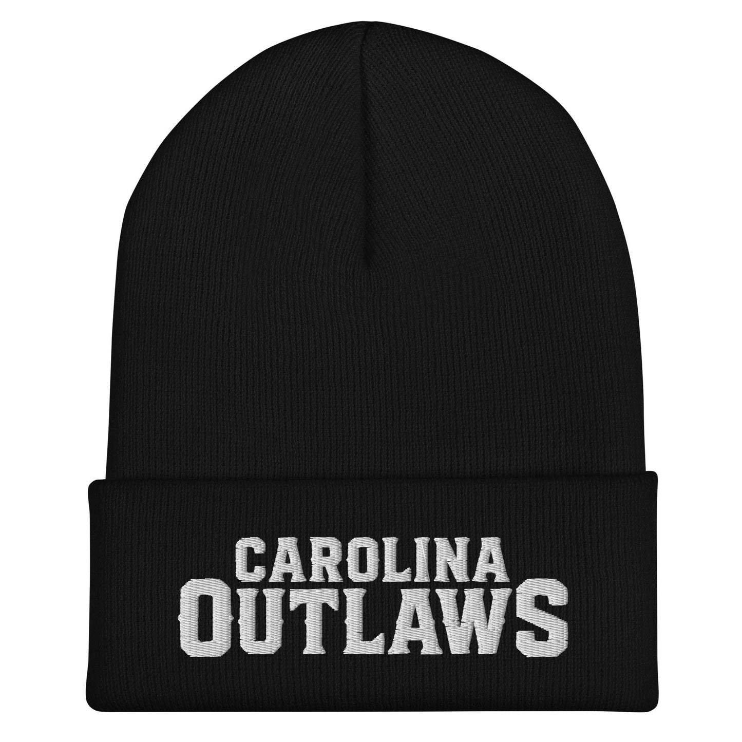 Cuffed Beanie | Carolina Outlaws Baseball | Script Logo