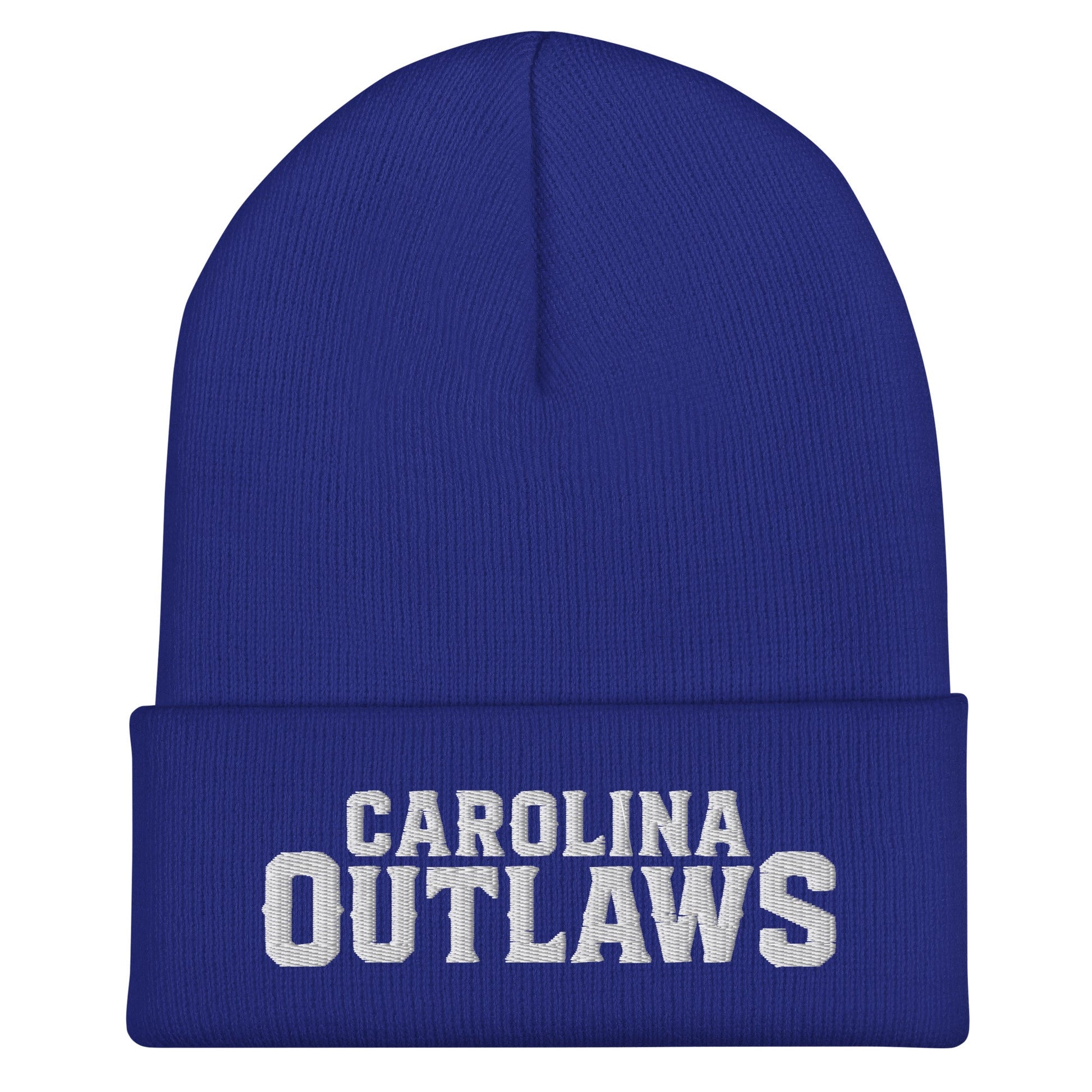Cuffed Beanie | Carolina Outlaws Baseball | Script Logo