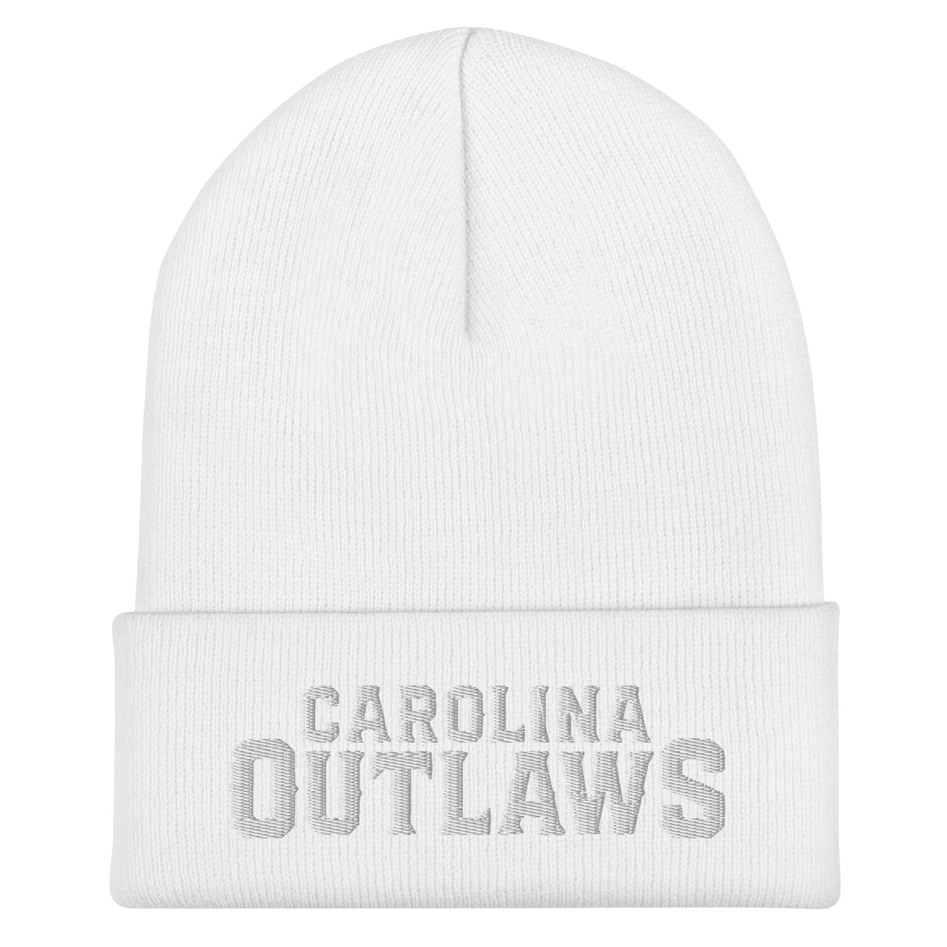 Cuffed Beanie | Carolina Outlaws Baseball | Script Logo