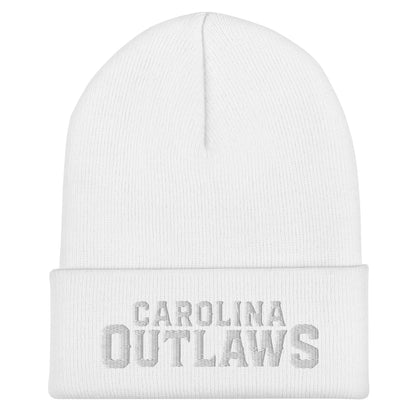 Cuffed Beanie | Carolina Outlaws Baseball | Script Logo