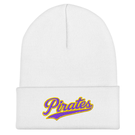 Cuffed Beanie | Carolina Pirates | Script Logo