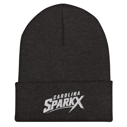 Cuffed Beanie | Carolina Sparkx | Vanguard Logo