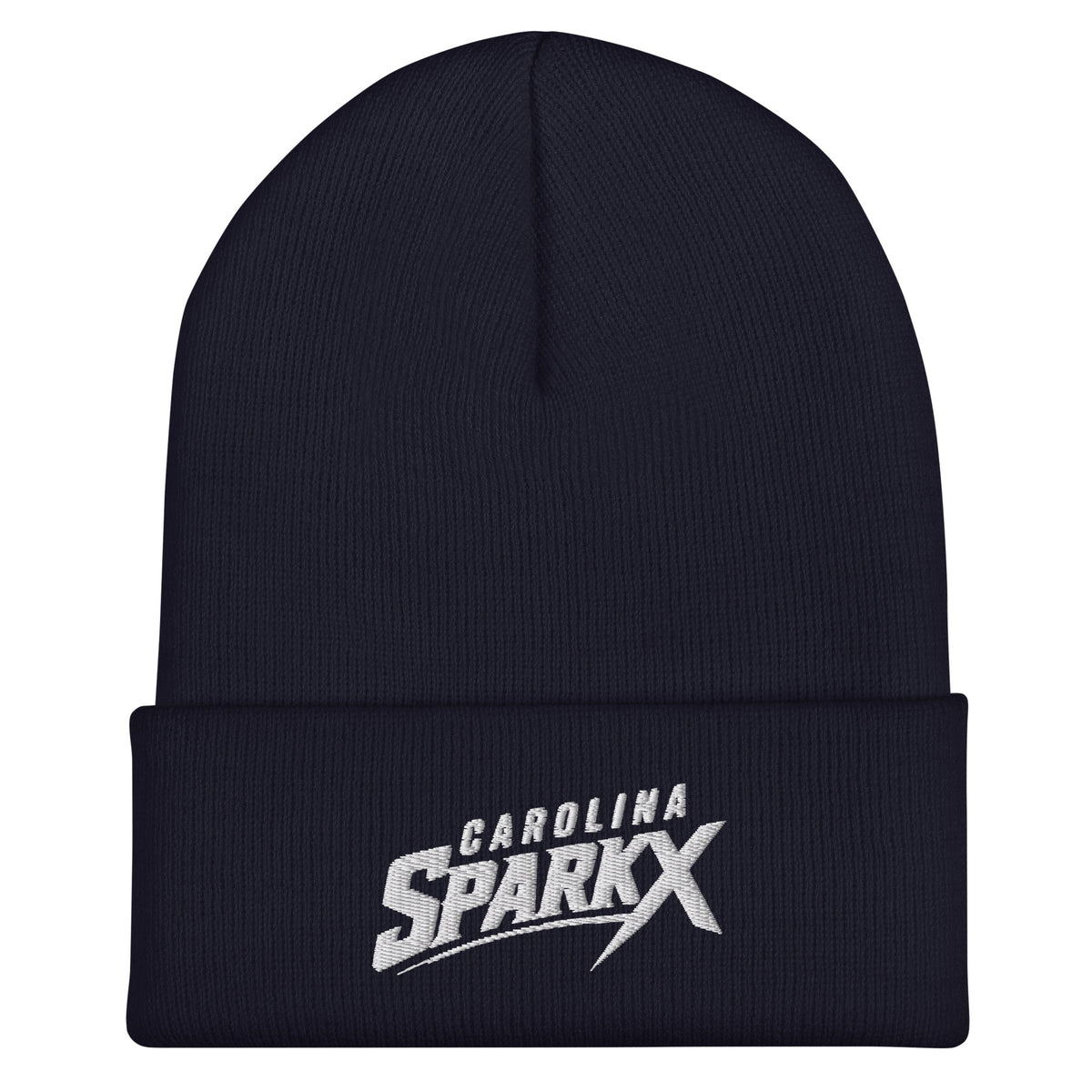 Cuffed Beanie | Carolina Sparkx | Vanguard Logo