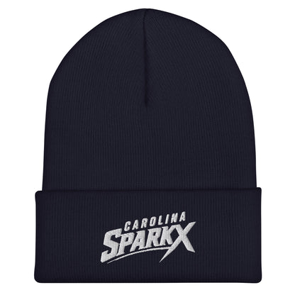 Cuffed Beanie | Carolina Sparkx | Vanguard Logo