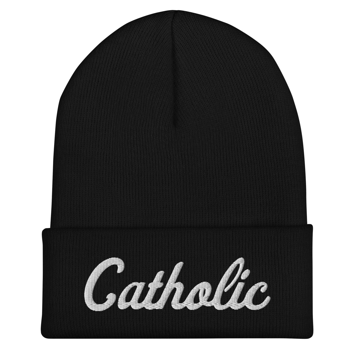 Cuffed Beanie | Catholic High School | Script Logo