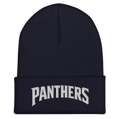 Cuffed Beanie | Central Falls Panthers | Script Logo