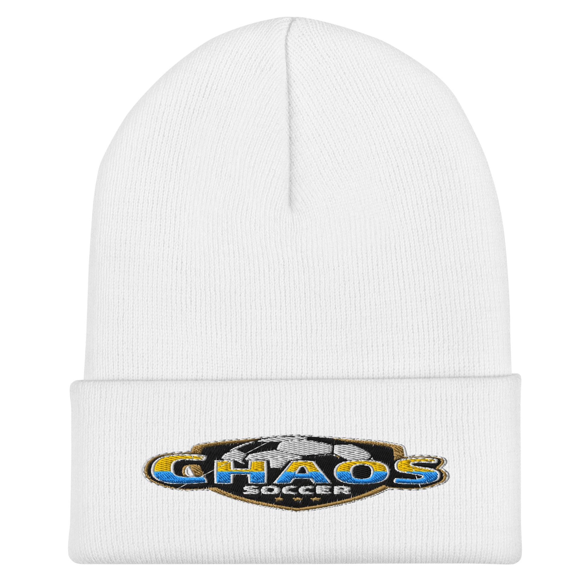 Cuffed Beanie | Chaos Soccer | Logo
