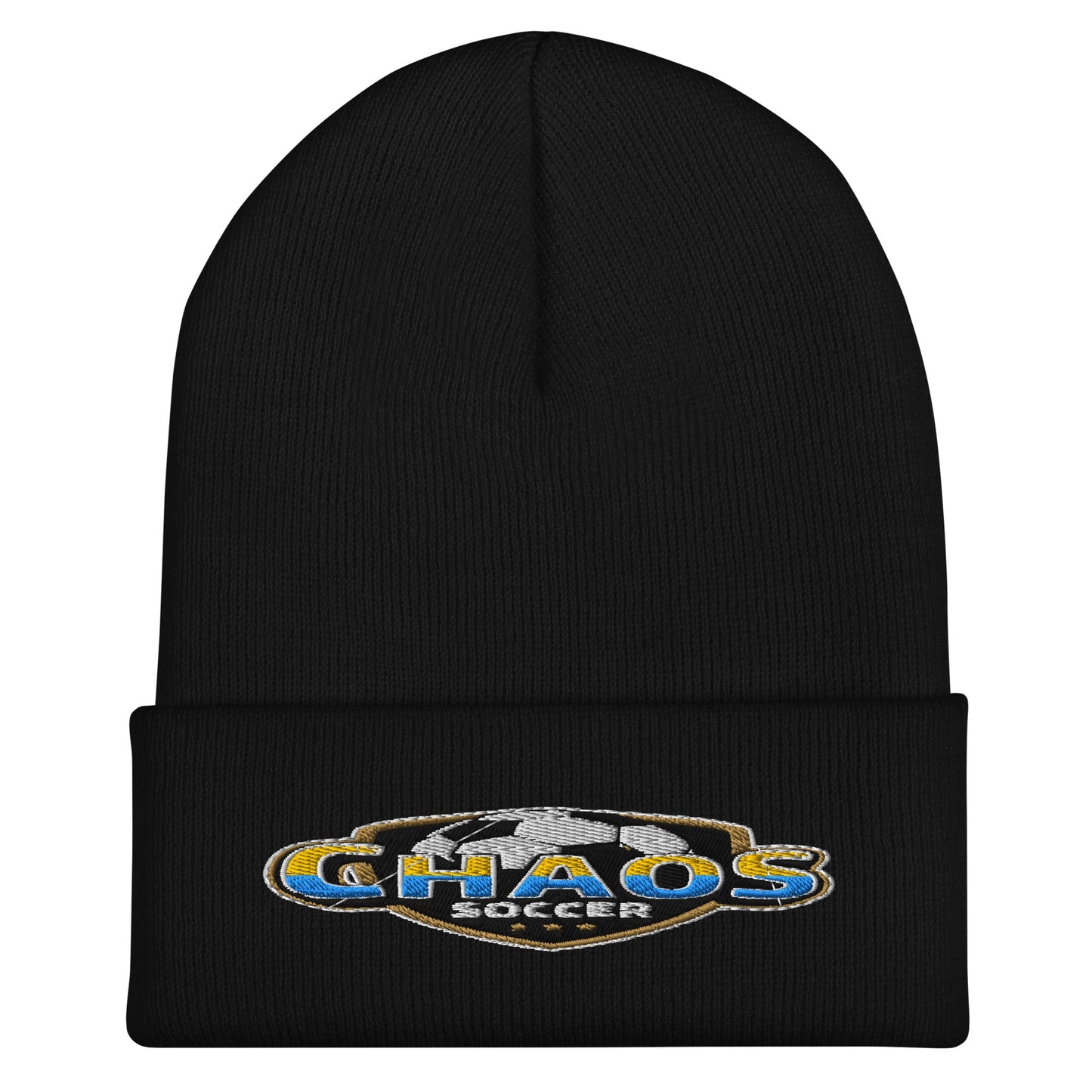 Cuffed Beanie | Chaos Soccer | Logo