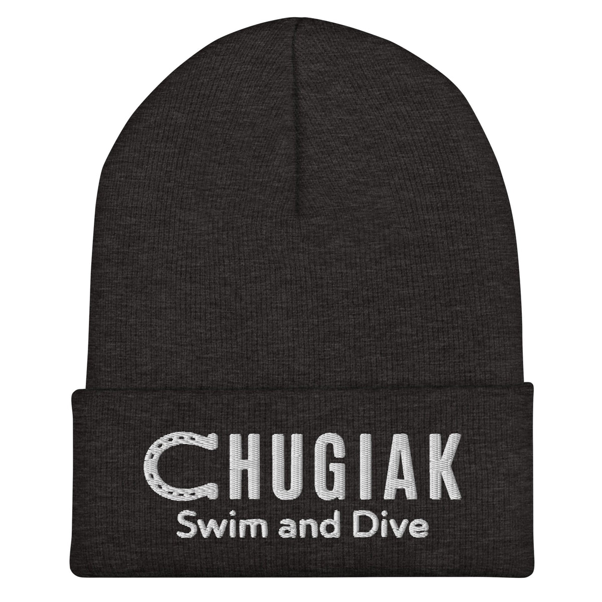 Cuffed Beanie | Chugiak Mustang Swim & Dive | Crest Logo