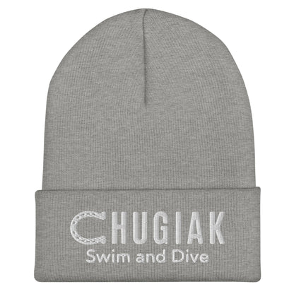 Cuffed Beanie | Chugiak Mustang Swim & Dive | Crest Logo