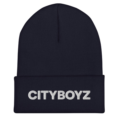 Cuffed Beanie | City Boyz Elite | Core Text Logo