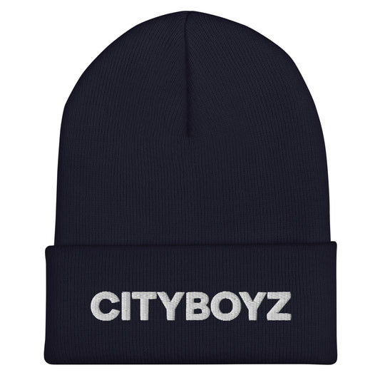 Cuffed Beanie | City Boyz Elite | Core Text Logo