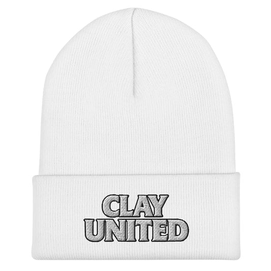 Cuffed Beanie | Clay United | Crest Logo