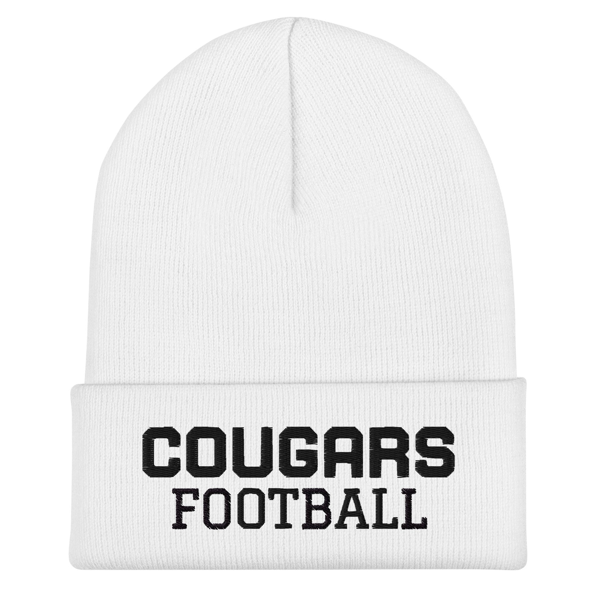 Cuffed Beanie | Colts Neck Cougars | Youth Tackle Football (AYF) | Strike Mascot Logo