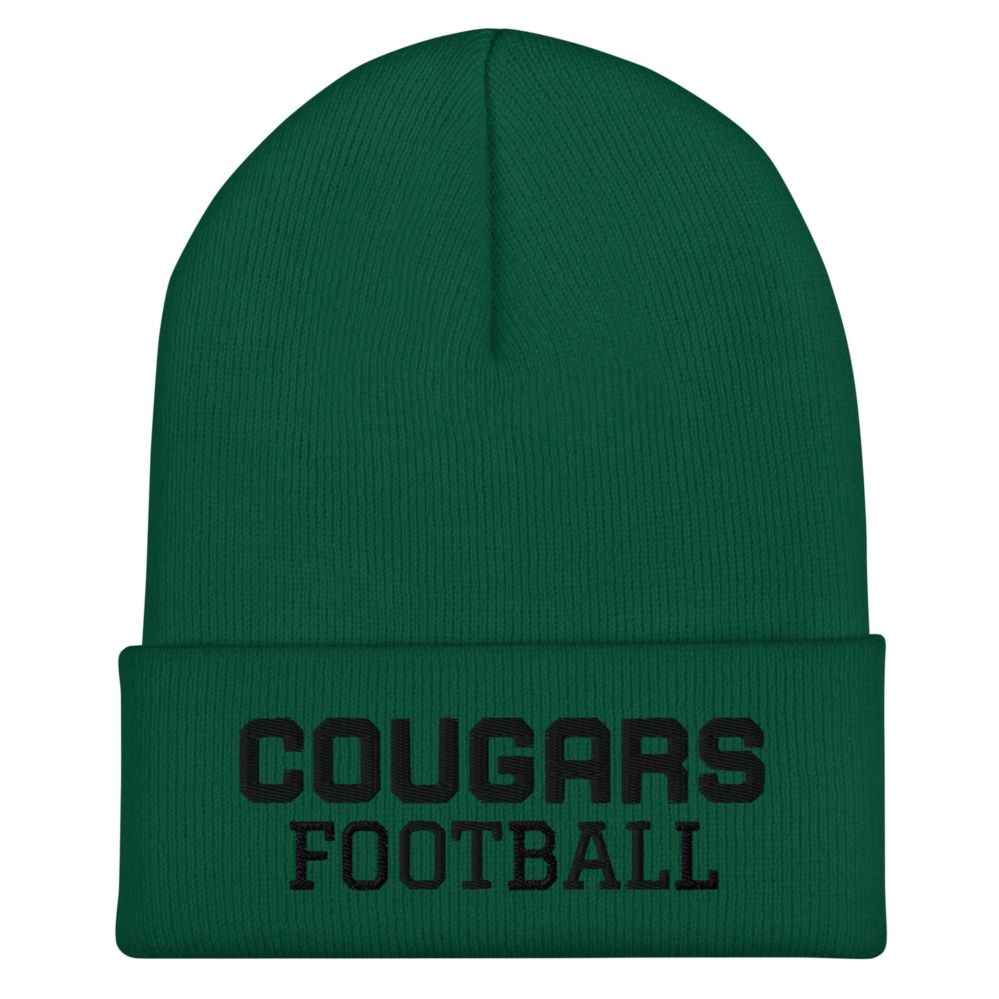Cuffed Beanie | Colts Neck Cougars | Youth Tackle Football (AYF) | Strike Mascot Logo