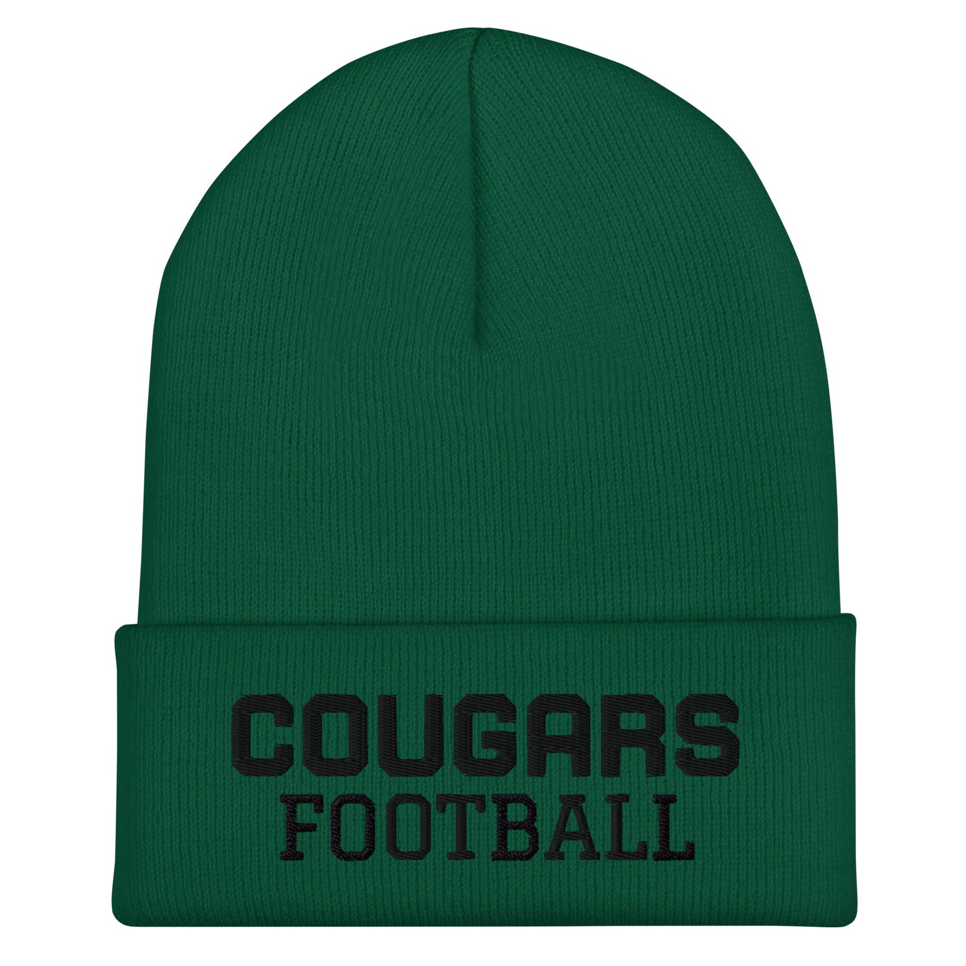 Cuffed Beanie | Colts Neck Cougars | Youth Tackle Football (AYF) | Strike Mascot Logo