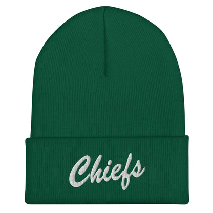 Cuffed Beanie | Connetquot Chiefs | Letter Crest Logo