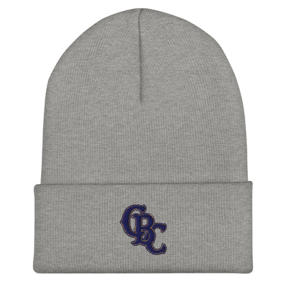 Cuffed Beanie | Cougar Baseball Club | CBC Navy Logo