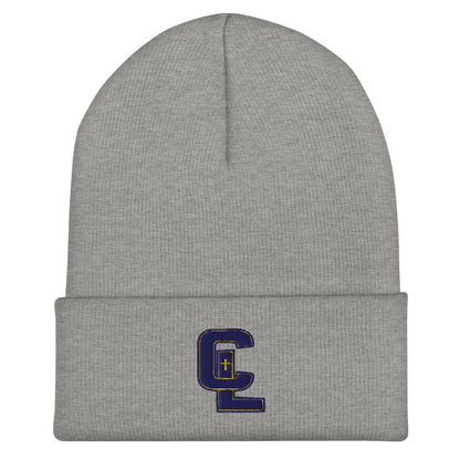 Cuffed Beanie | Crean Lutheran Softball | CL Monogram Logo